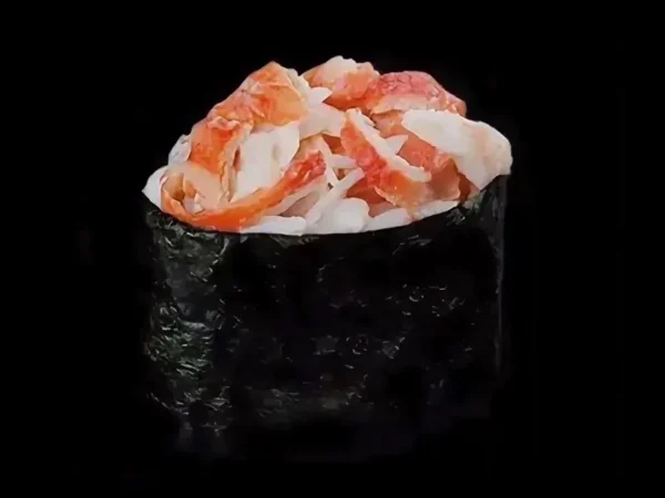 Гункан запеченный с крабом